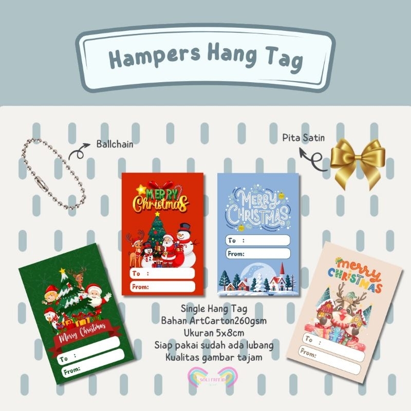 

Hang Tag NATAL / Hang Tag Hampers / Hang Tag Gift