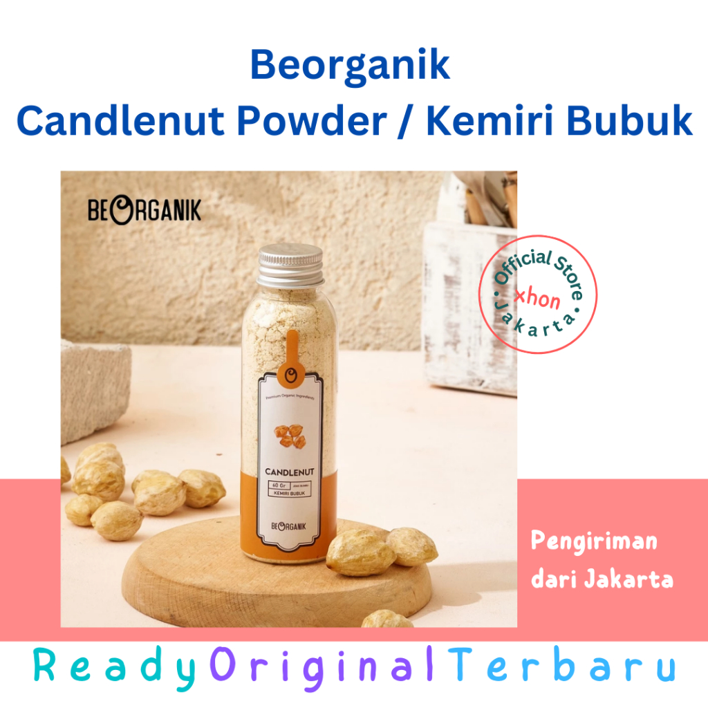 

[ORIGINAL] Beorganik Bubuk Kemiri 60 gram / Candlenut Powder / Giliing