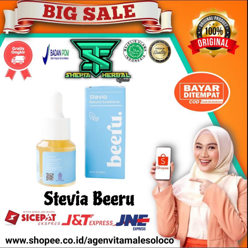 

Beeru Stevia Natural Sweetener Asli Original - 15mL