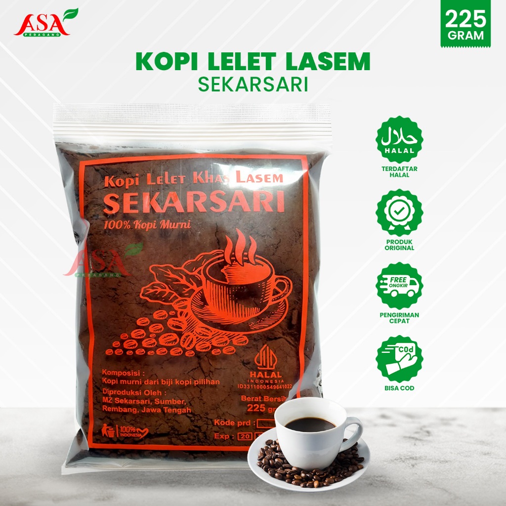 

Kopi Lelet Lasem Original Sekarsari 225gr