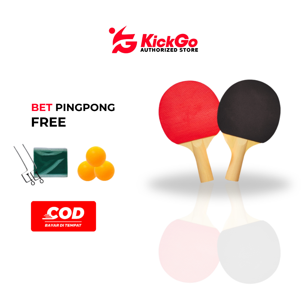 KickGo Set Bet Pingpong Tenis Meja Bonus Bola Dan Net