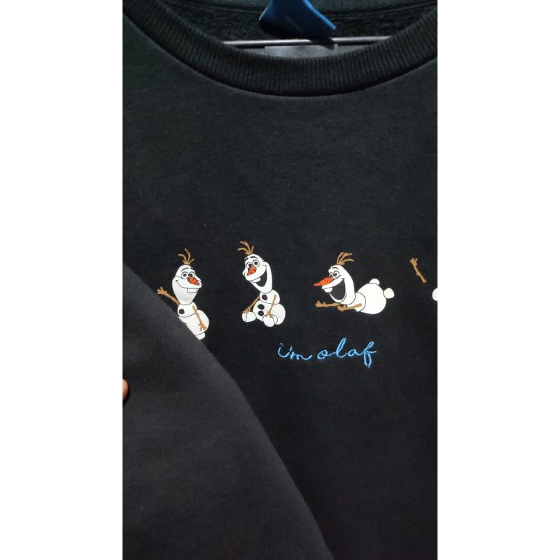 Crewneck Disney Original Hitam