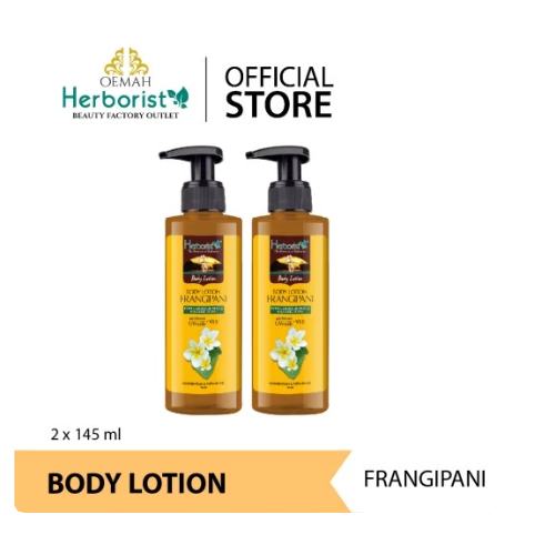 Herborist Body Lotion Frangipani 145ml (Paket 2 Pcs)
