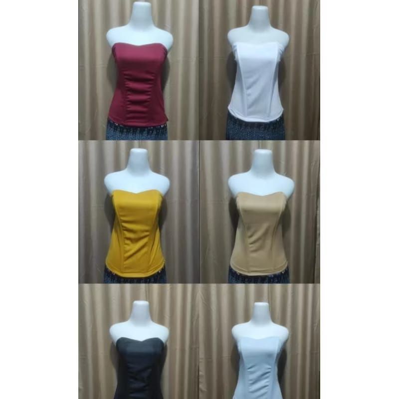 Bustier/longtorso kaos/kamisol/kemben dalaman kebaya/kaos dalam wanita