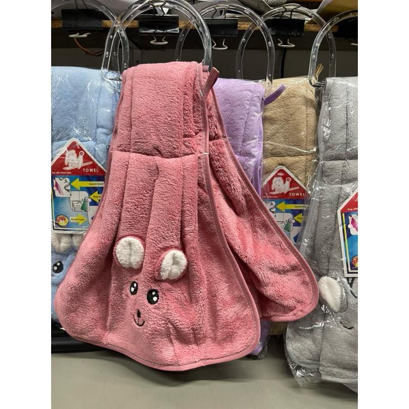 KAIN LAP TANGAN TEBAL GANTUNGAN PLASTIK LAP TANGAN HANDUK MICROFIBER