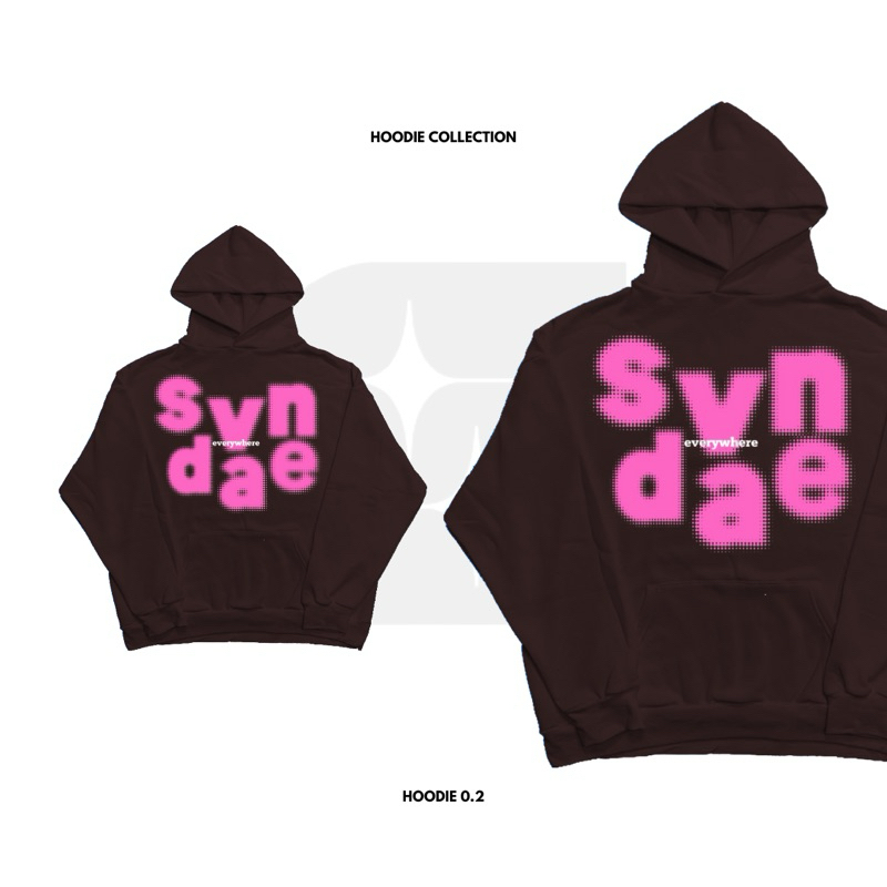 HOODIE 0.2 | SVNDAE.INC | BOXY | HOODIE | BROWN