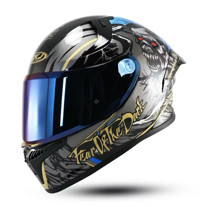 Helm Full Face Terbaru Skj Falcon Motif Gundam Helm Full Face Dewasa SNI SKj Falcon Terbaru COD