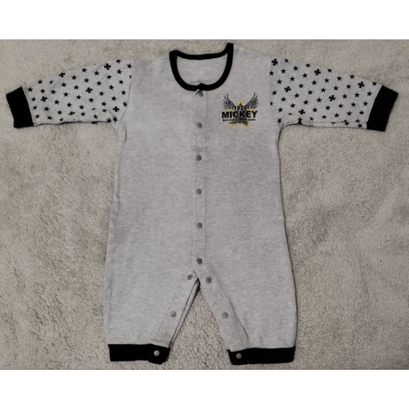 PRELOVED Baju Bayi | Sleepsuit Bayi Preloved | Preloved Sleepsuit Romper Motif Mickey