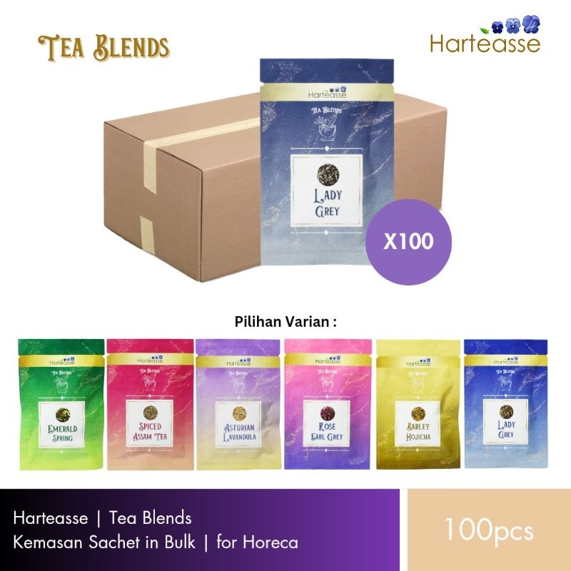 

Harteasse | Tea Blends | Teh Premium Grosir untuk Horeca / Hampers | 100pcs