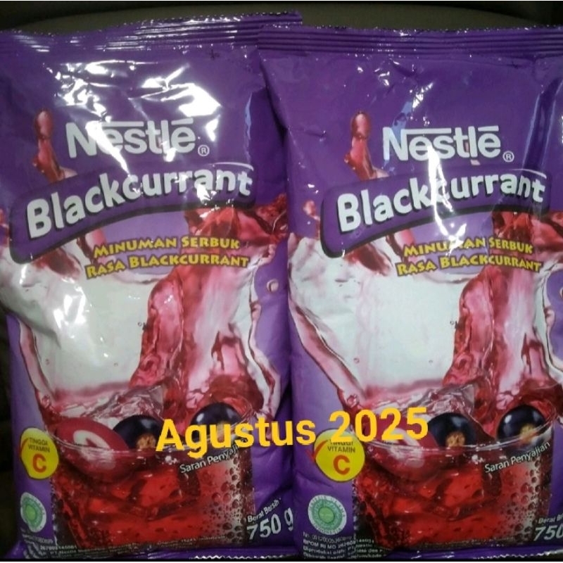 

Nestle Blackcurrant 750 gram bubu minuman rasa anggur