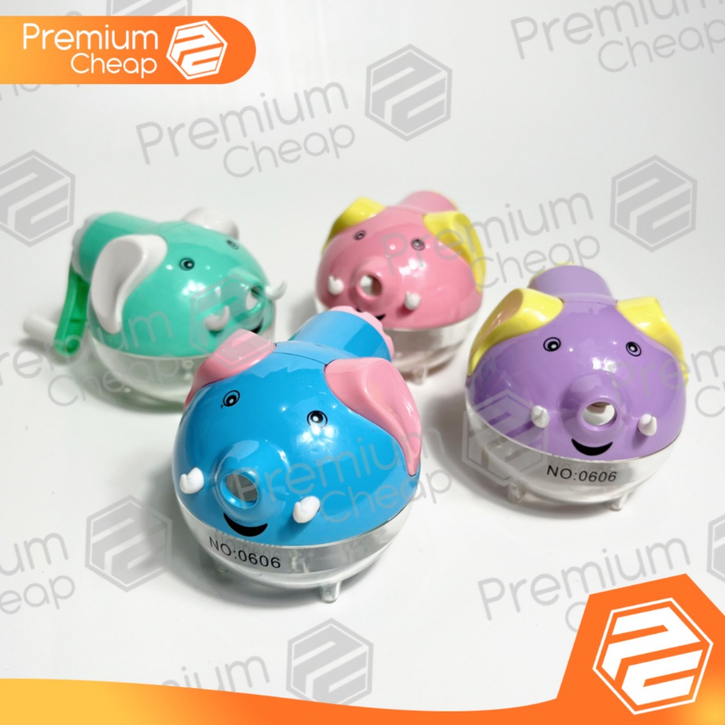 

[1 PCS] Serutan Pensil Sharpener Gajah Taring Mammoth Transparan