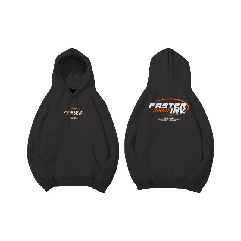 Hoodie Racing Faster invader - Jaket/Hoodie Racing pria wanita dewasa/ Atasan Jaket Racer