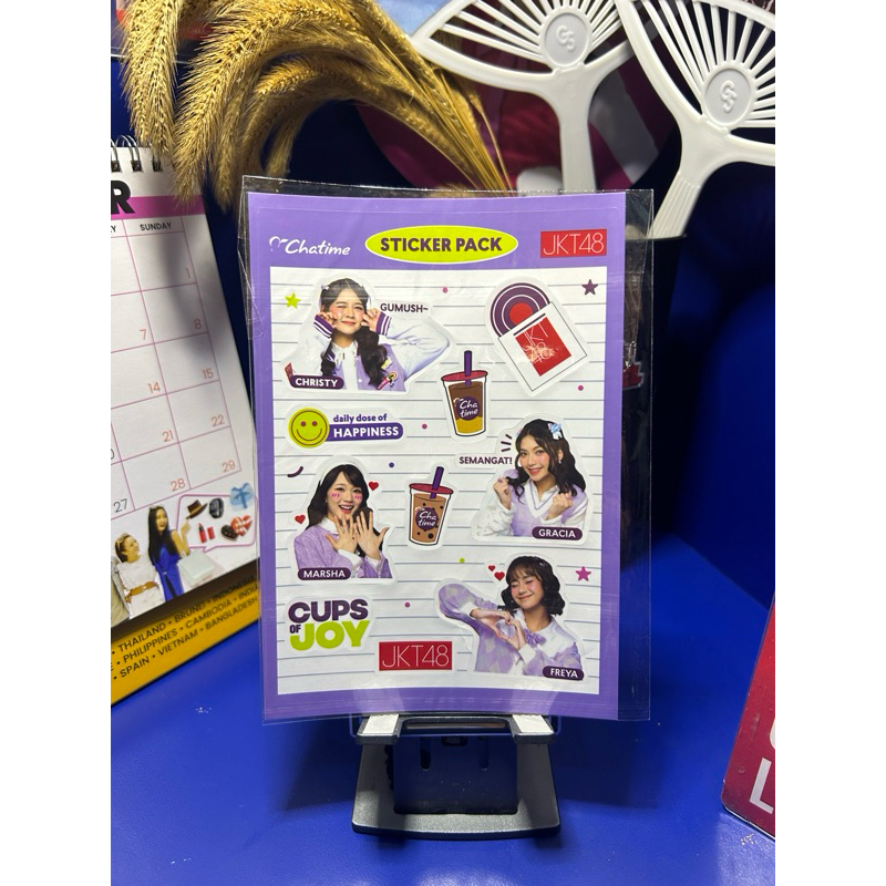 

Sticker Pack JKT48 x Chatime 2024 (Christy, Gracia, Marsha, Freya)