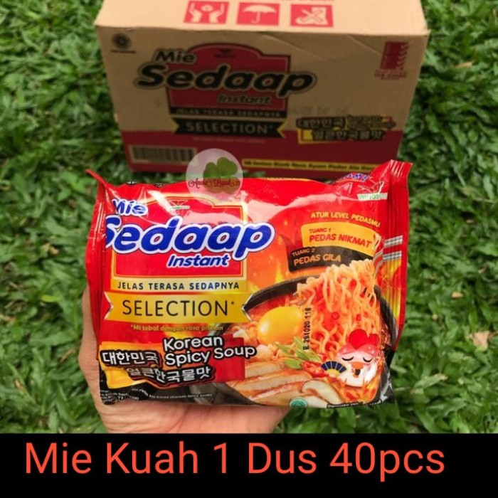 

MIE SEDAAP SELECTION KOREAN SPICY SOUP 1 KARTON