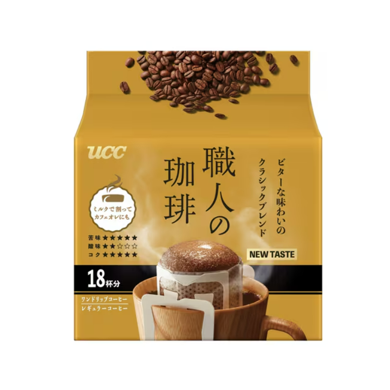 

UCC Craftsman's Drip Coffee Bitter Classic Blend (1 pak isi 18 sachet)