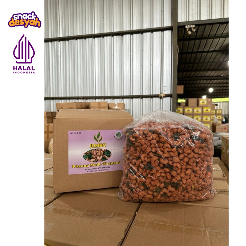 

KACANG MEDE THAILAND SUPER ( 5 KG ) JUMBO / KACANG THAILAND / KACANG MEDE