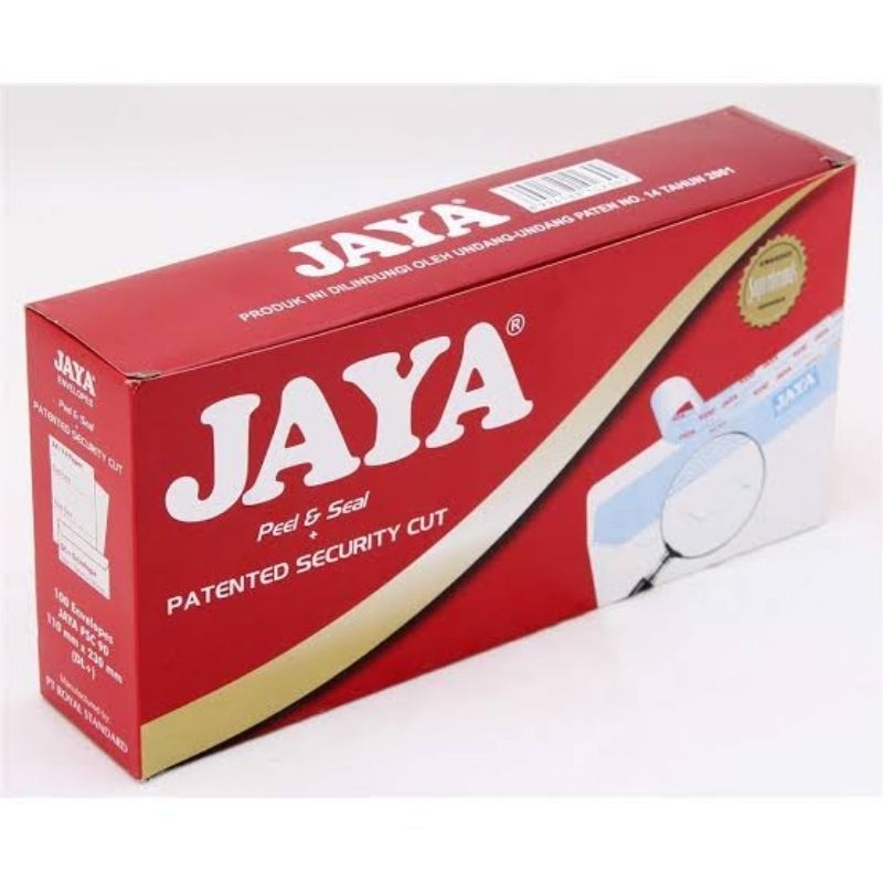 

Amplop Jaya 90 Putih isi 100 Lembar
