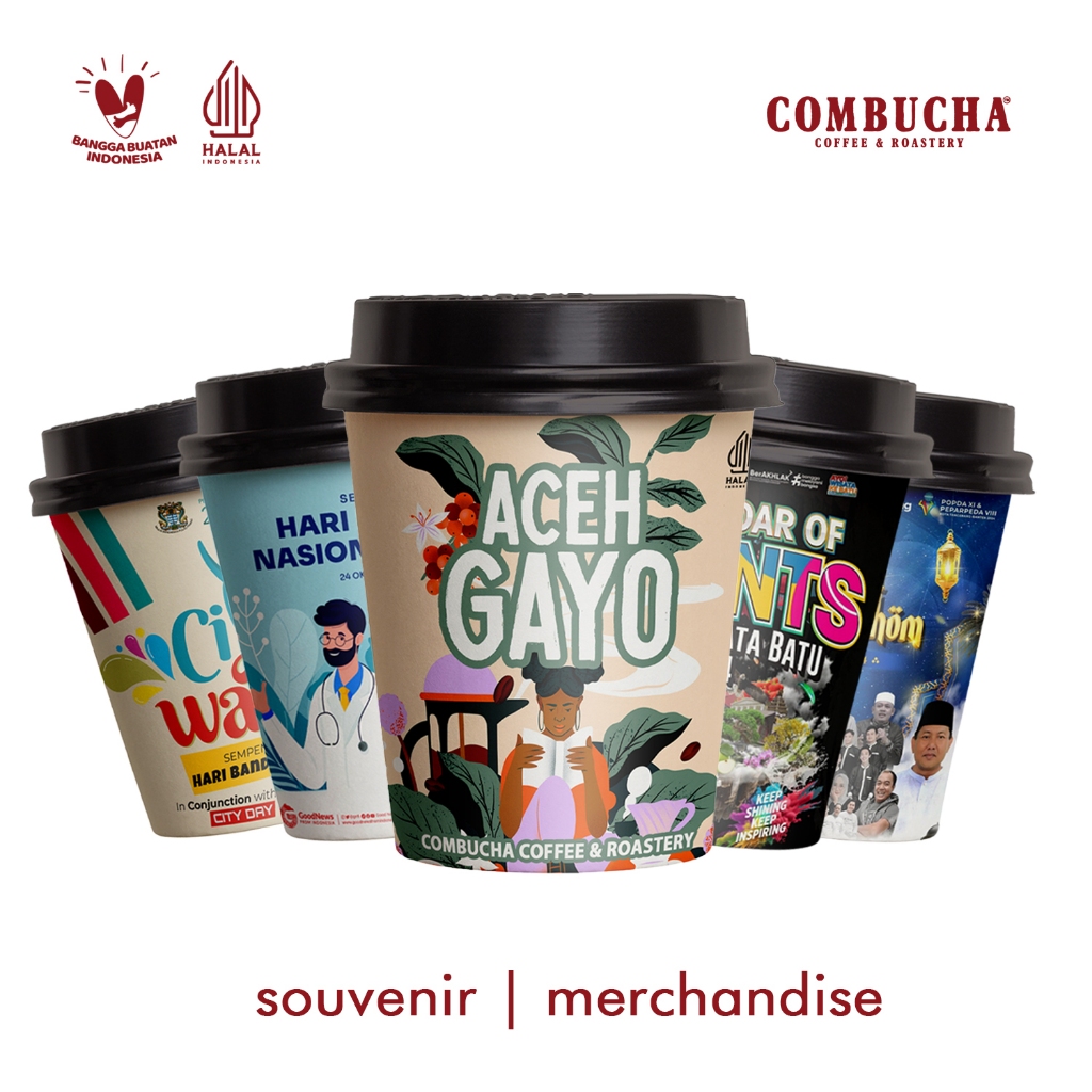 

Souvenir Merchandise Kopi Free Custom by Combucha Coffee & Roastery