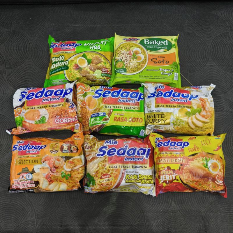 

MIE SEDAAP INSTAN MI SEDAP GORENG DAN KUAH