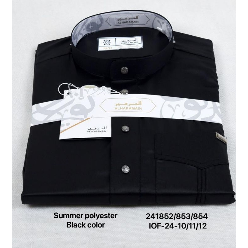 GAMIS / JUBAH AL HARAMAIN PREMIUM POLYESTER NON MANSET ORIGINAL IMPORT