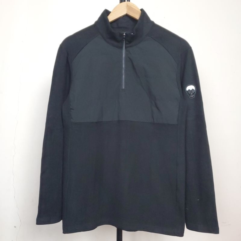 jaket ed hardy black on black