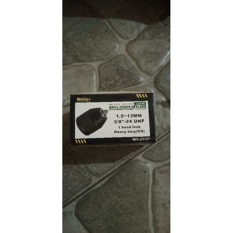 kepala bor keyless chuck