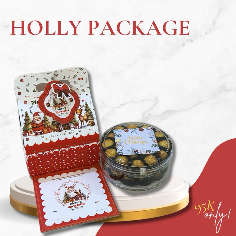 

Hampers Natal Premium isi 1 toples / Bingkisan Parsel Parcel / Christmas Gift Box (HOLLY)