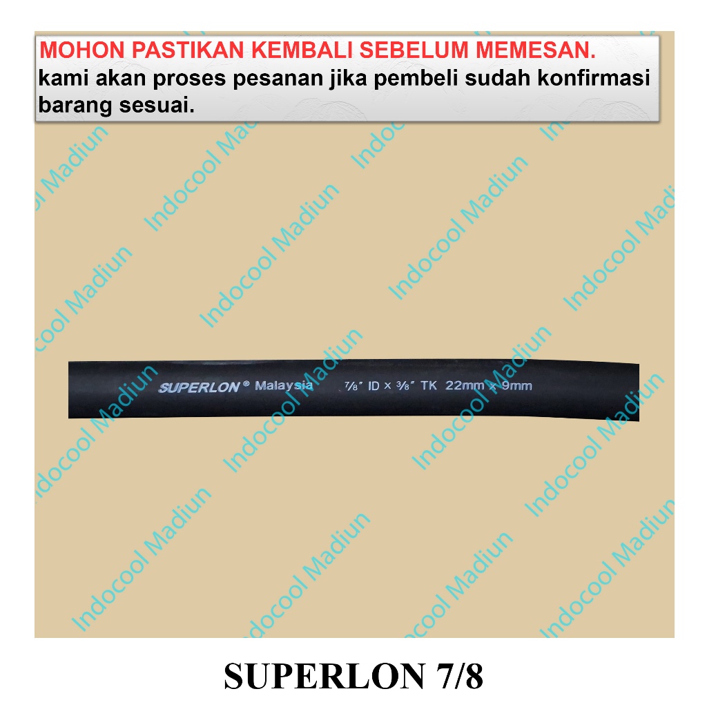 S7/8 SUPERLON PEMBUNGKUS PIPA AC/SUPERLON 7/8