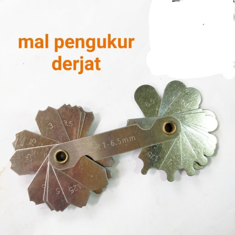 

Mal derajat R 1 sampai 6,5mm alat pencari atau pengukur derajat