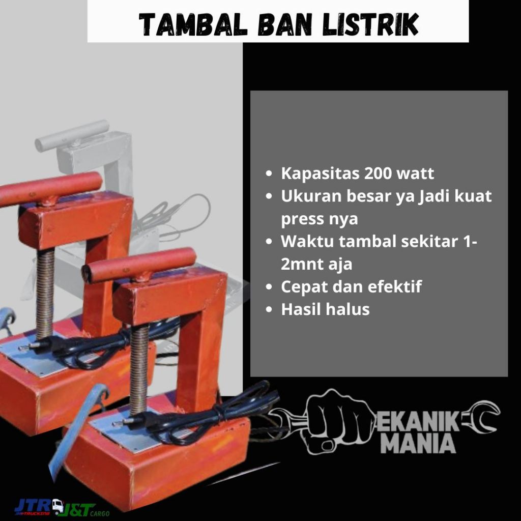 [BISA COD] Alat Tambal Ban Listrik ORI RICO OTOMATIS Elektrik / press ban listrik