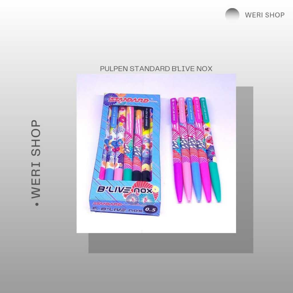 

PULPEN STANDARD B'LIVE NOX (1 PAK ISI 12PCS)