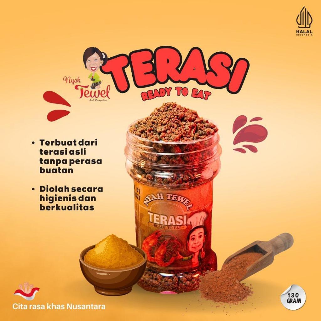 

NYAH TEWEL - Sambal Terasi Udang 75 Gr Sambal Khas Nusantara Indonesia