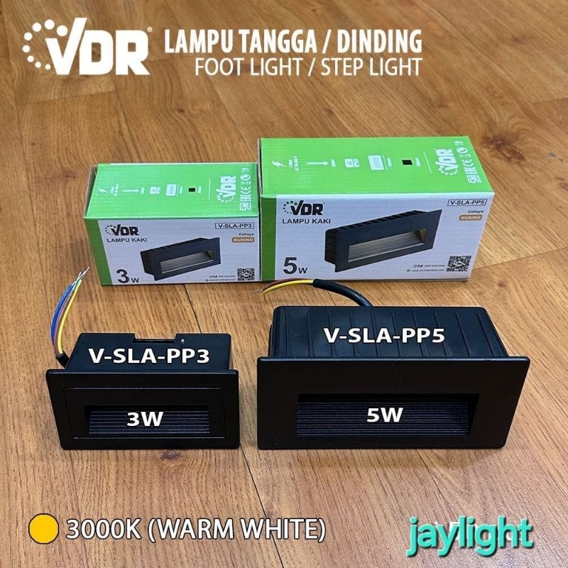 VDR Lampu Kaki V-SLA-PP5 3W dan 5W