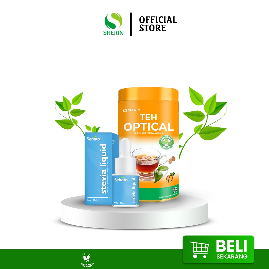 

Teh Optical + Stevia solusi kesehatan mata isi 40gr