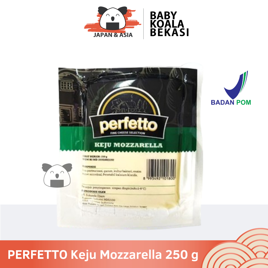 

PERFETTO Mozzarella Cheese Block Keju Mozarela 250g... - Bekasi