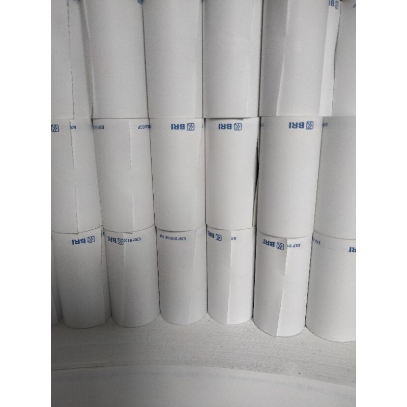 

kertas thermal logo BRI ukuran 57mm x 30mm isi 100roll