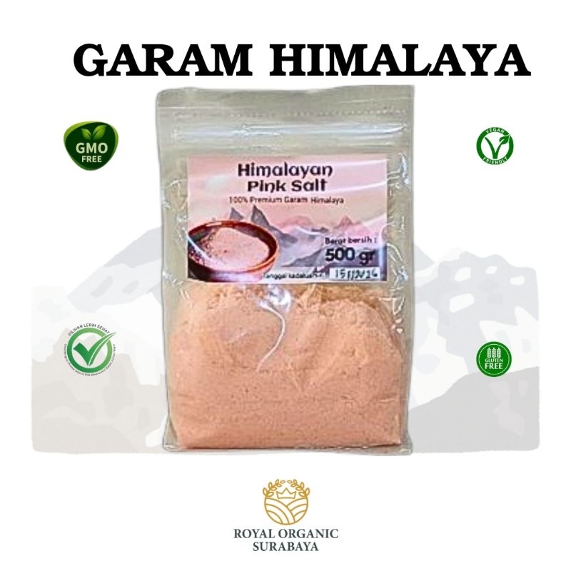 

Natural Himalayan Pink Salt 500gr