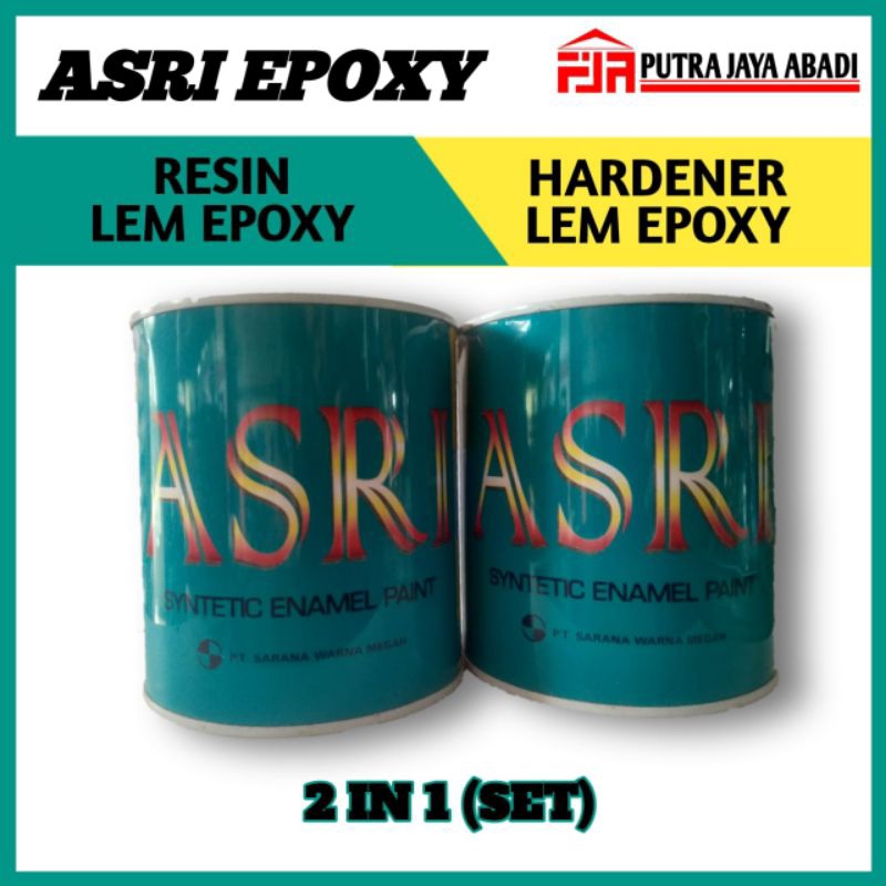 Lem EPOXY RESIN & Hardener Asri 1 kg