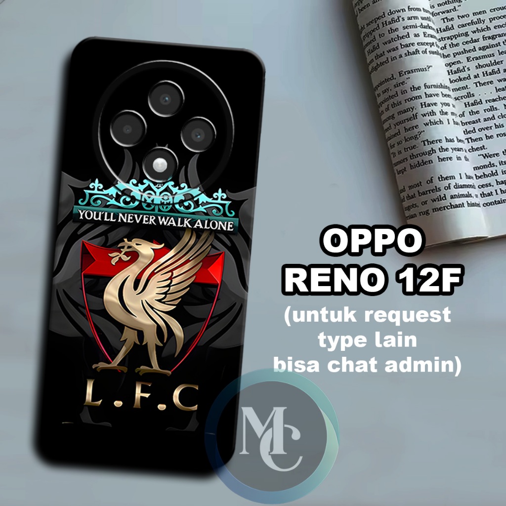 CC28/ Softcase karet lentur untuk OPPO Reno 12F/Motif bola/case OPPO Reno 12F /kesing OPPO Reno 12F/