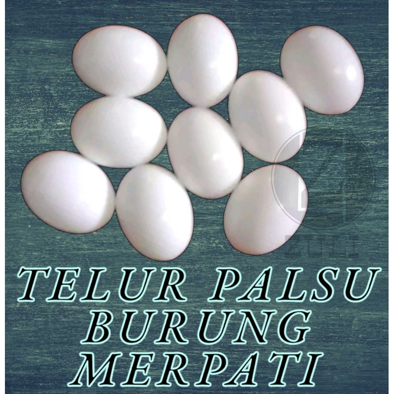 Telur Palsu Dara Merpati Telur Mainan Bahan Plastik