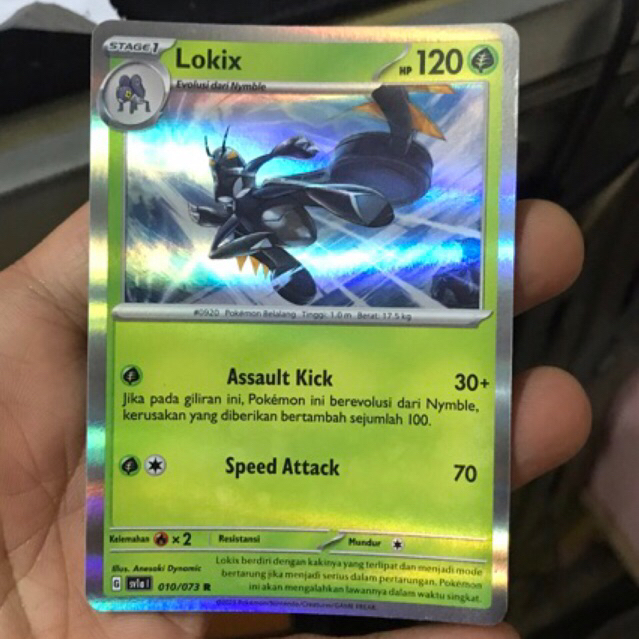 LOKIX KARTU POKEMON RARE SV1a