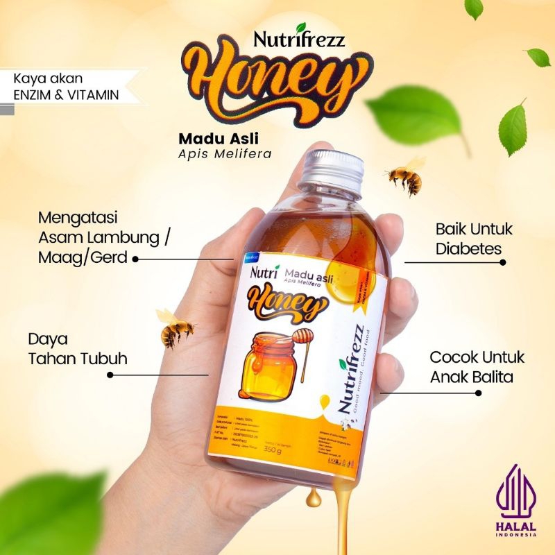 

Nutrifrezz Honey Madu Apis Melifera 350g