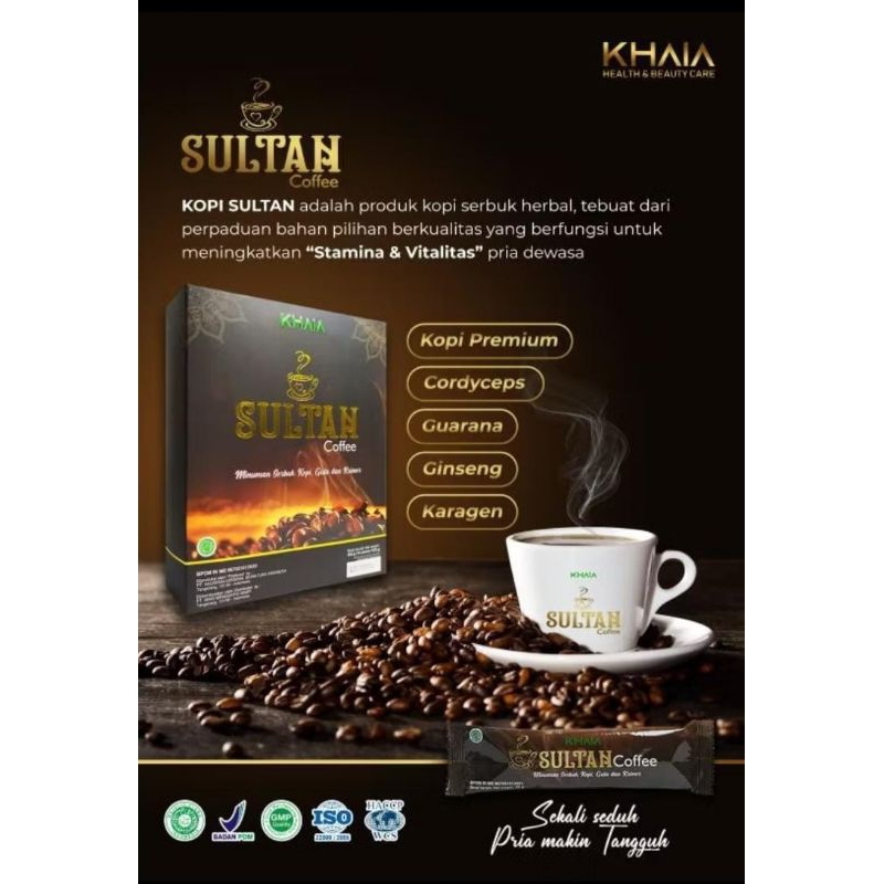 

kopi Sultan l Sultan Coffee l Khaia Sultan Coffee l Coffe Sultan l 1 box isi 10 sachet