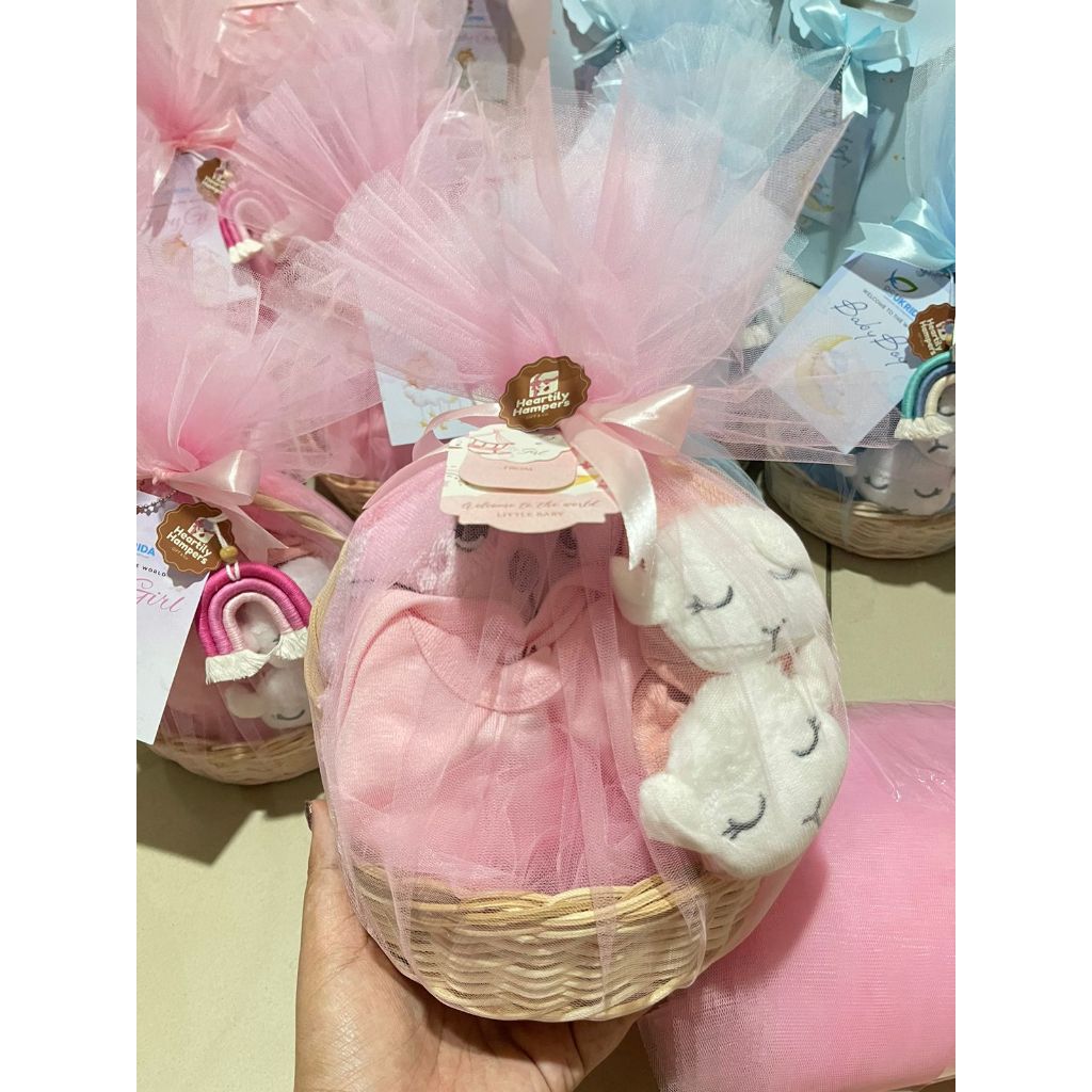 [ HEARTILY HAMPERS ] HAMPERS BABY HAMPERS BABY BORN HAMPERS LAHIRAN BUKET BALON BABY BALLOON BUCKET 