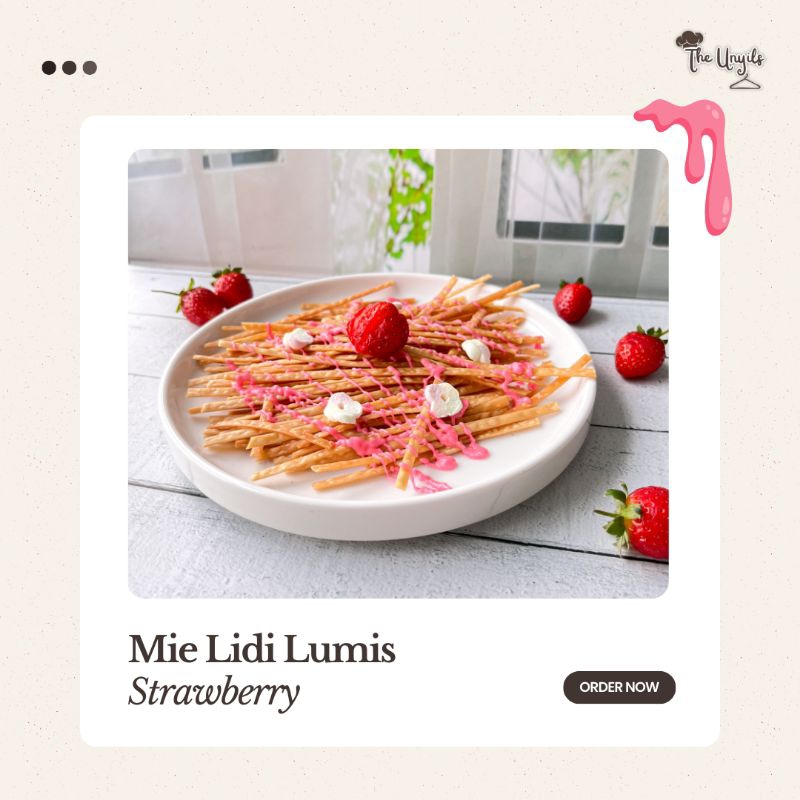

[TERMURAH] MIE LIDI STRAWBERRY CEMILAN VIRAL/ CEMILAN STRAWBERRY/ CEMILAN MURAH/ MIE LIDI STRAWBERRY MANIS FULL BOX 500 - THE UNYILS