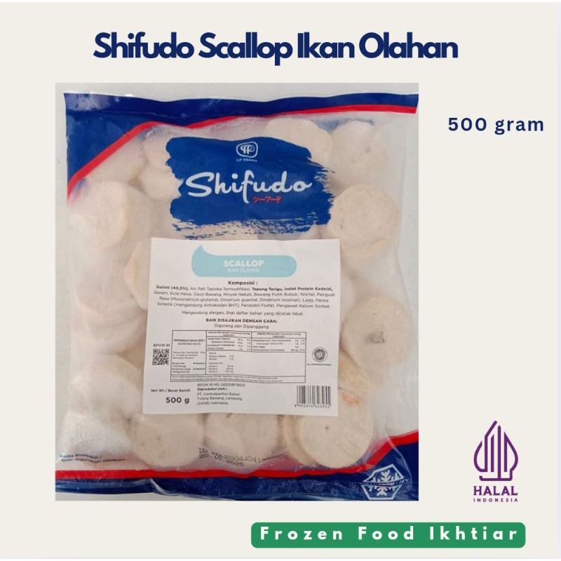 

Scallop Shifudo Ikan Olahan 500 gram