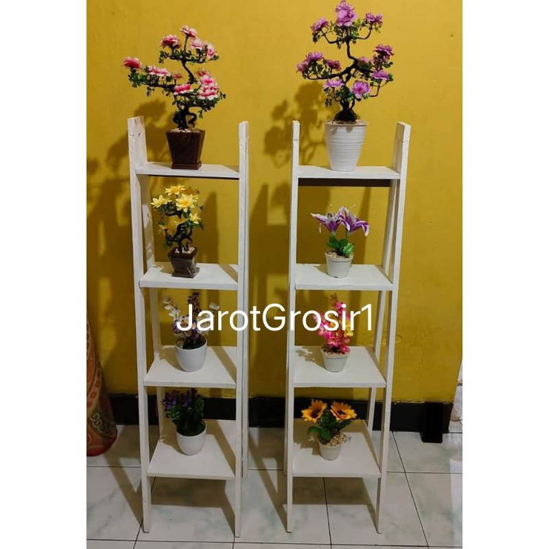 RAK BUNGA HIASAN RUANG TAMU JUMBO MINIMALIS TINGGI 120CM