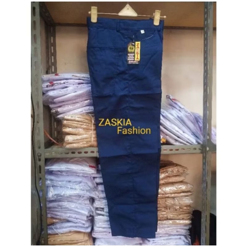 Celana SMP Panjang Biru / Celana Panjang SMP / Celana Panjang SMP Biru