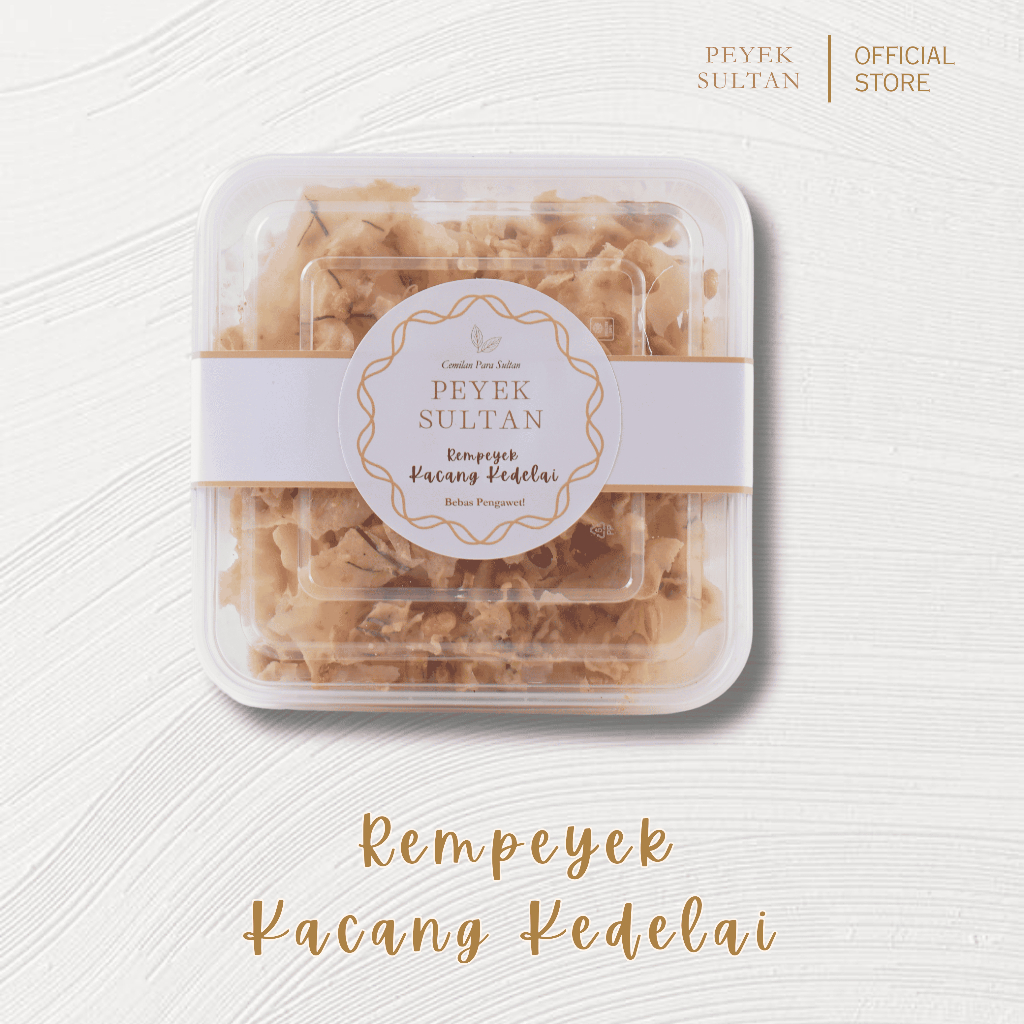 

PEYEK SULTAN - Rempeyek Kacang Kedelai (Box - Large)