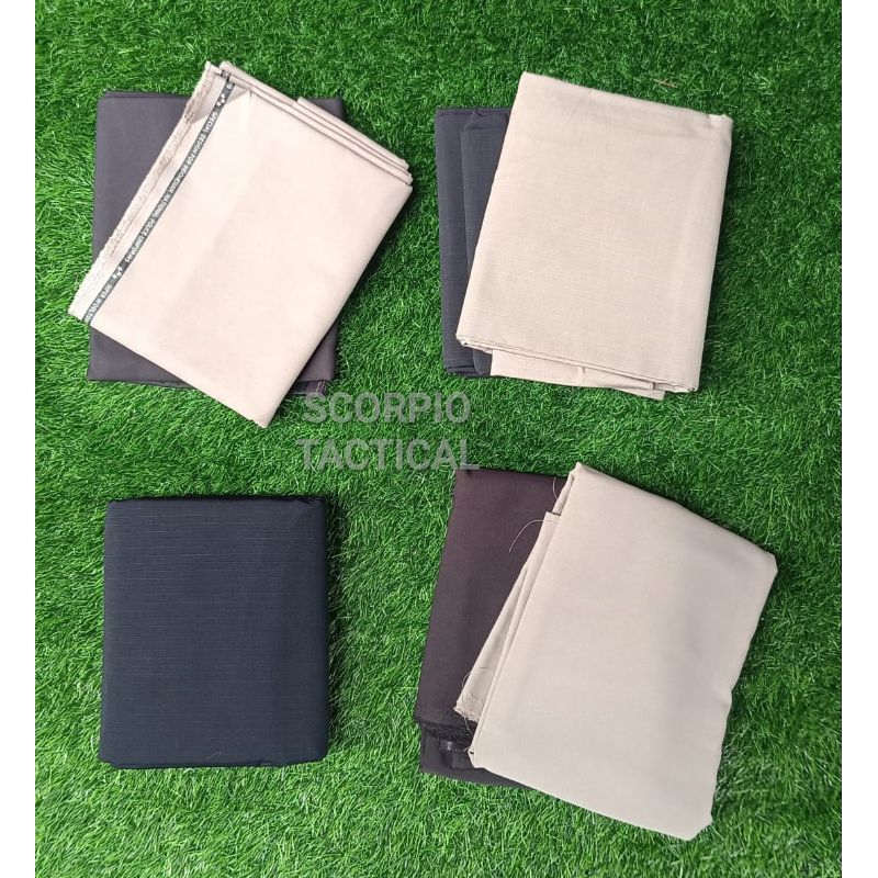 Kain PDL COKLAT POLRI/Kain PDL Hitam/Kain PDH Brimob/Kain Seragam Polri